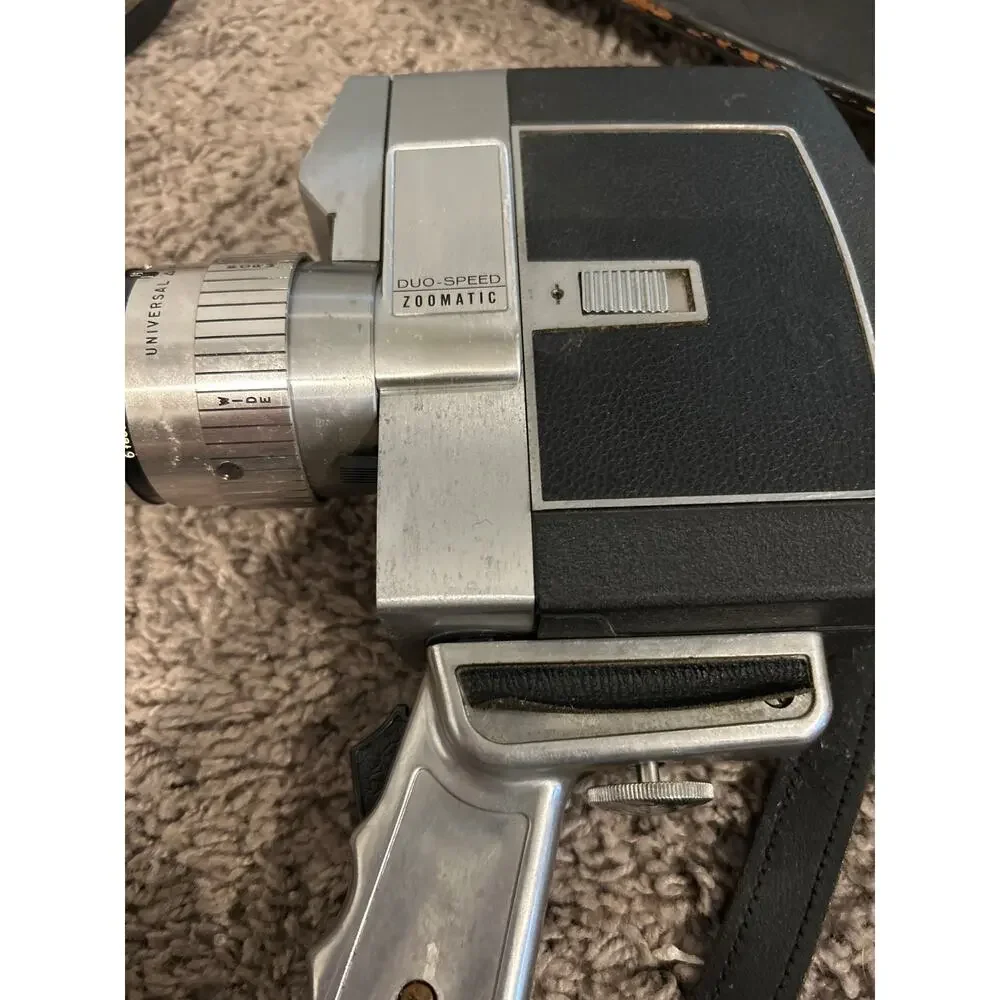 Bell & Howell Optronic Eye Autoload 8mm Duo Zoomatic Movie Camera Untested AS IS